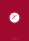 Red Circle Initials Menu Cards Image 4 of 7